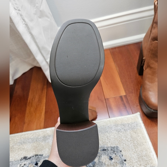 Brown Platform Ankle Boot - Picture 4 of 4